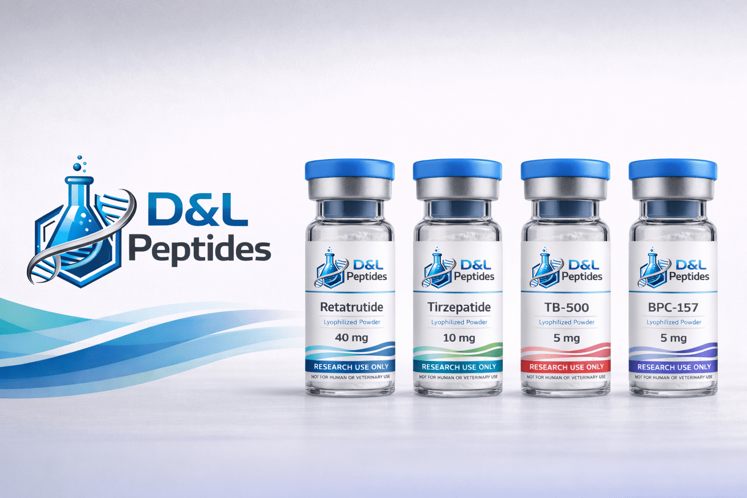 Premium Research Peptides supplied by D&L Peptides UK
